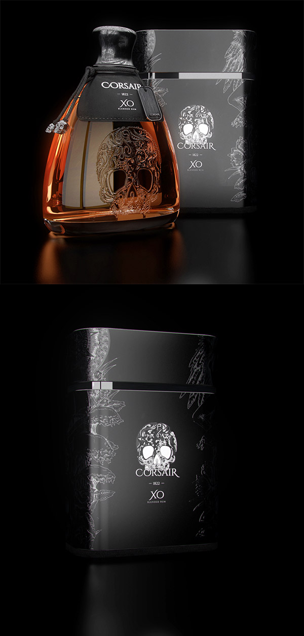 Vỏ chai rượu Corsair XO by Anmeko Ltd